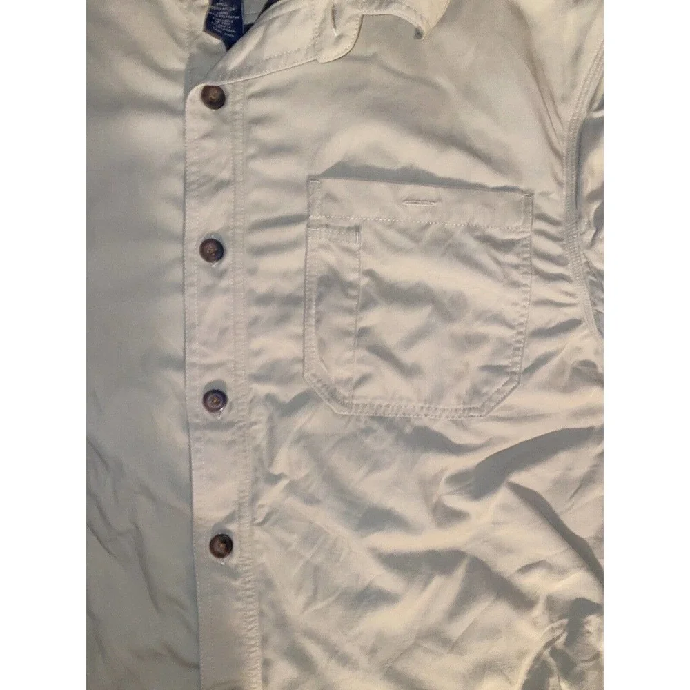 Duluth Trading Hanger Bender Fire Hose Fleece Lined Shacket‎ Nylon Jacket Large